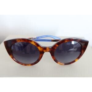 Kate Spade Norina Havana Blue Cat Eye with Blue Gradient Lens Sunglasses